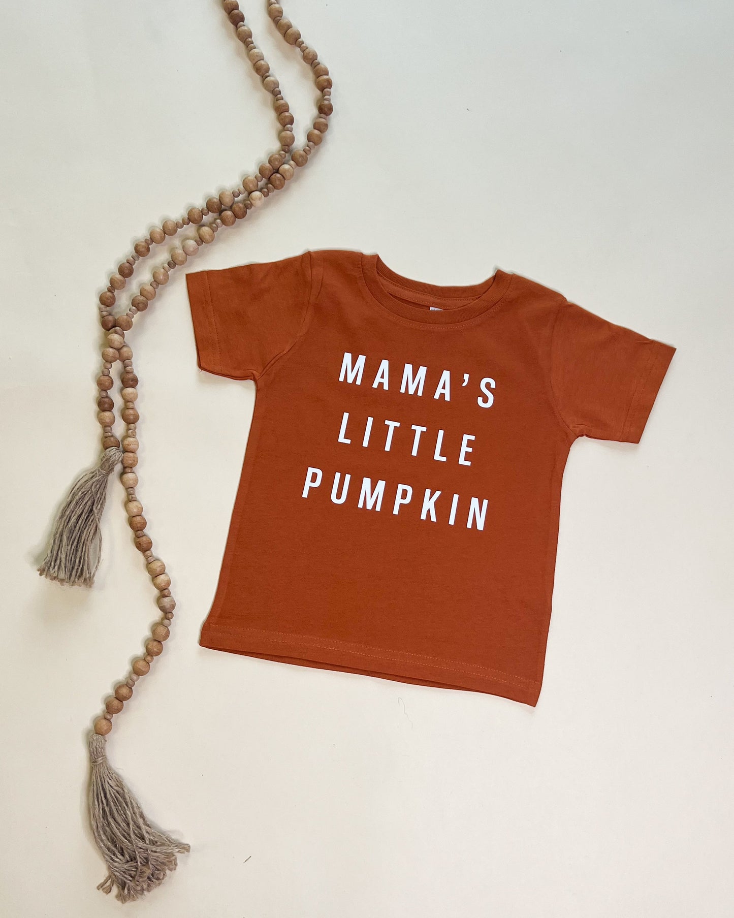 Mama's Little Pumpkin Child Classic Tee - White Design