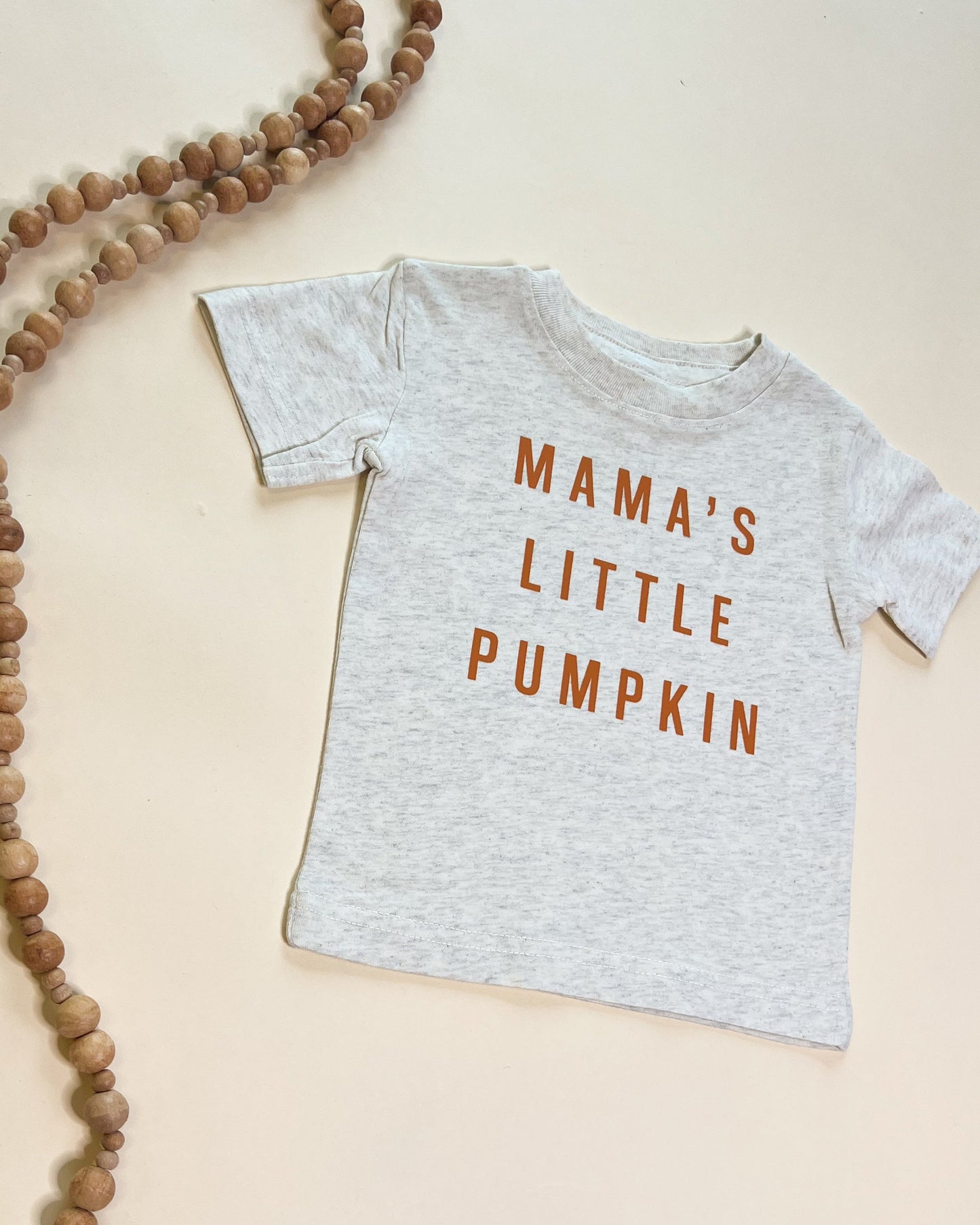 Mama's Little Pumpkin Child Classic Tee - Burnt Orange Design