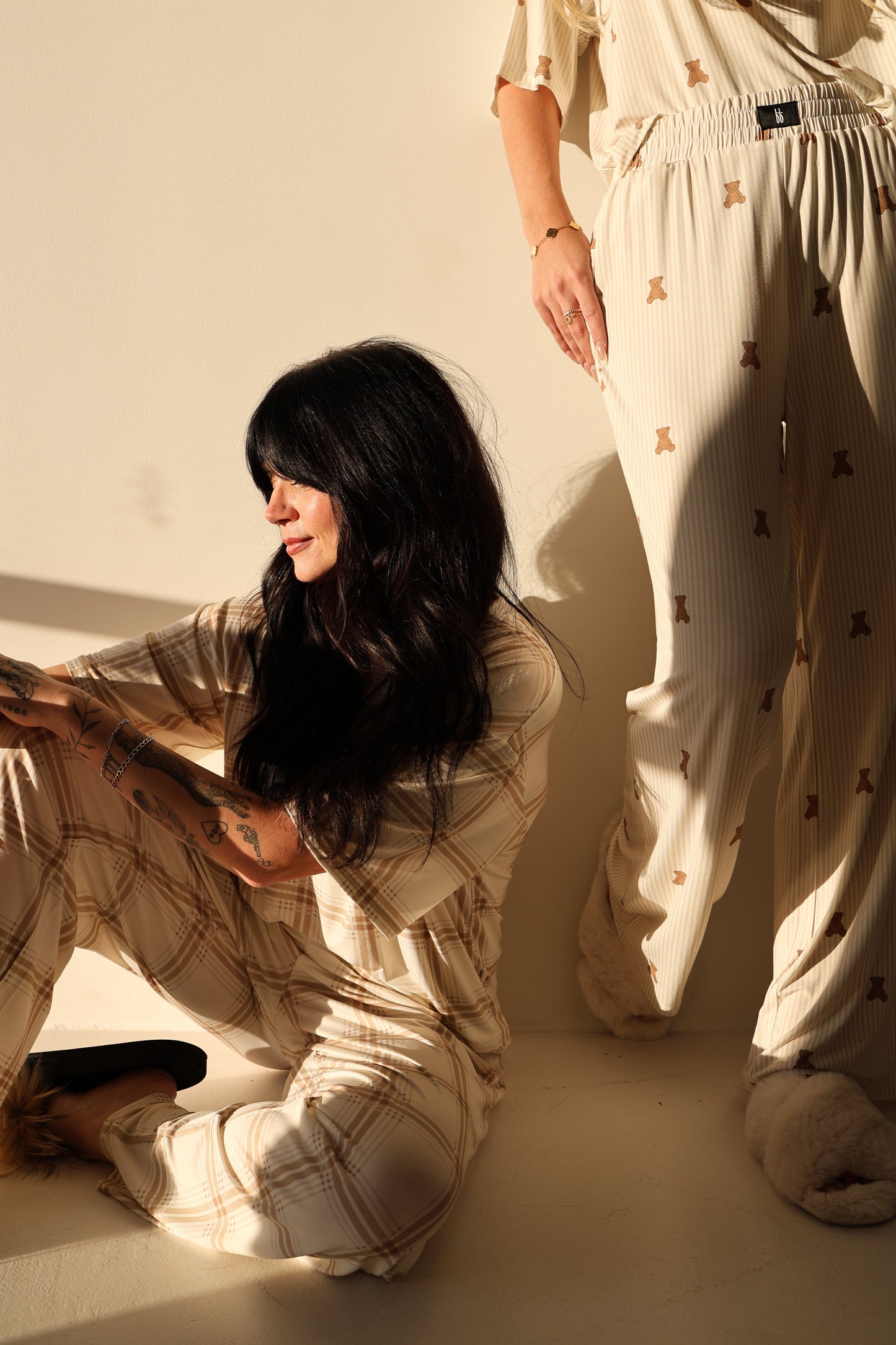 Women's Boxy Tee Lounge Set | Ellis Plaid