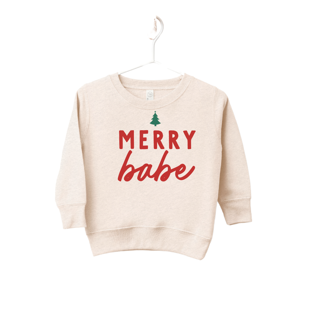 Merry Babe Tree Pullover