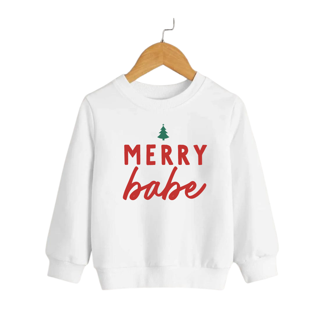 Merry Babe Tree Pullover