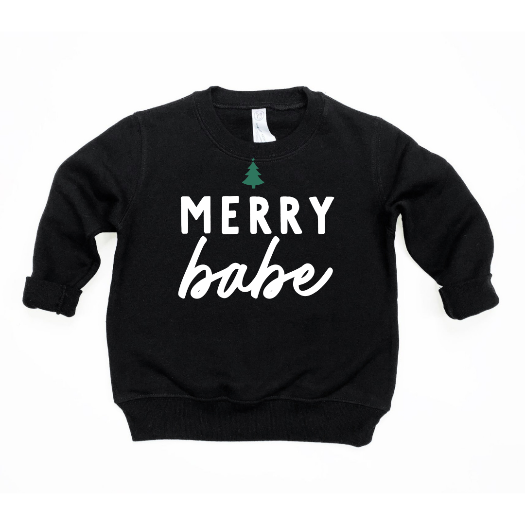 Merry Babe Tree Pullover