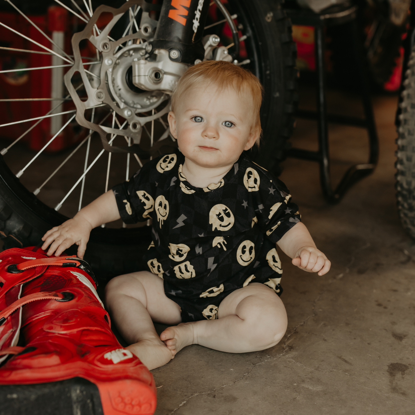 Smiley Speed Bubble Romper