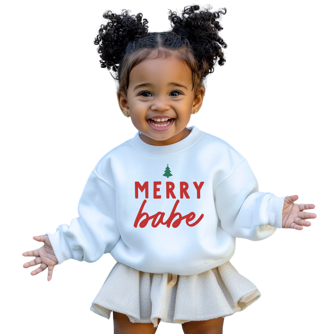 Merry Babe Tree Pullover
