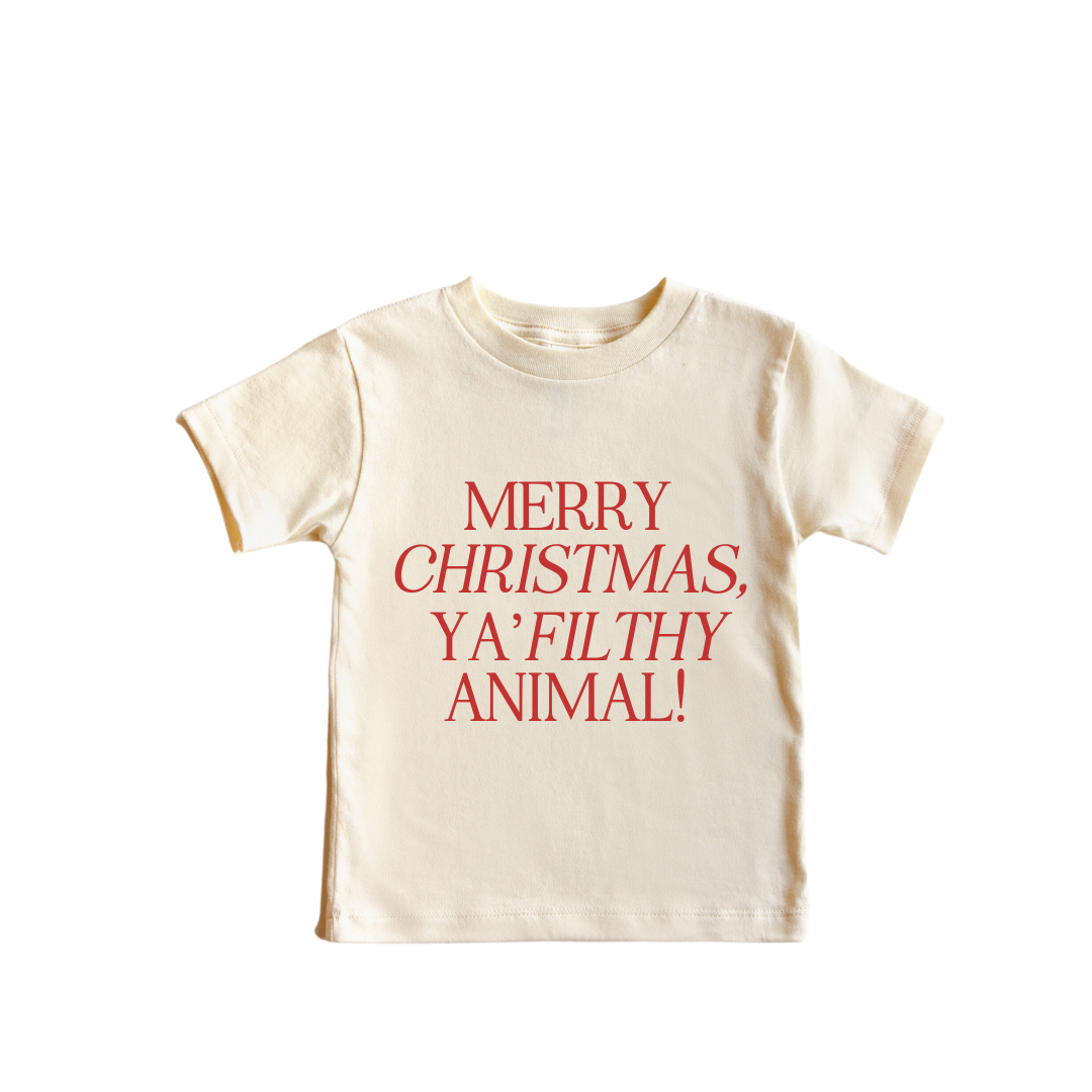 Merry Christmas, Ya Filthy Animal Tee