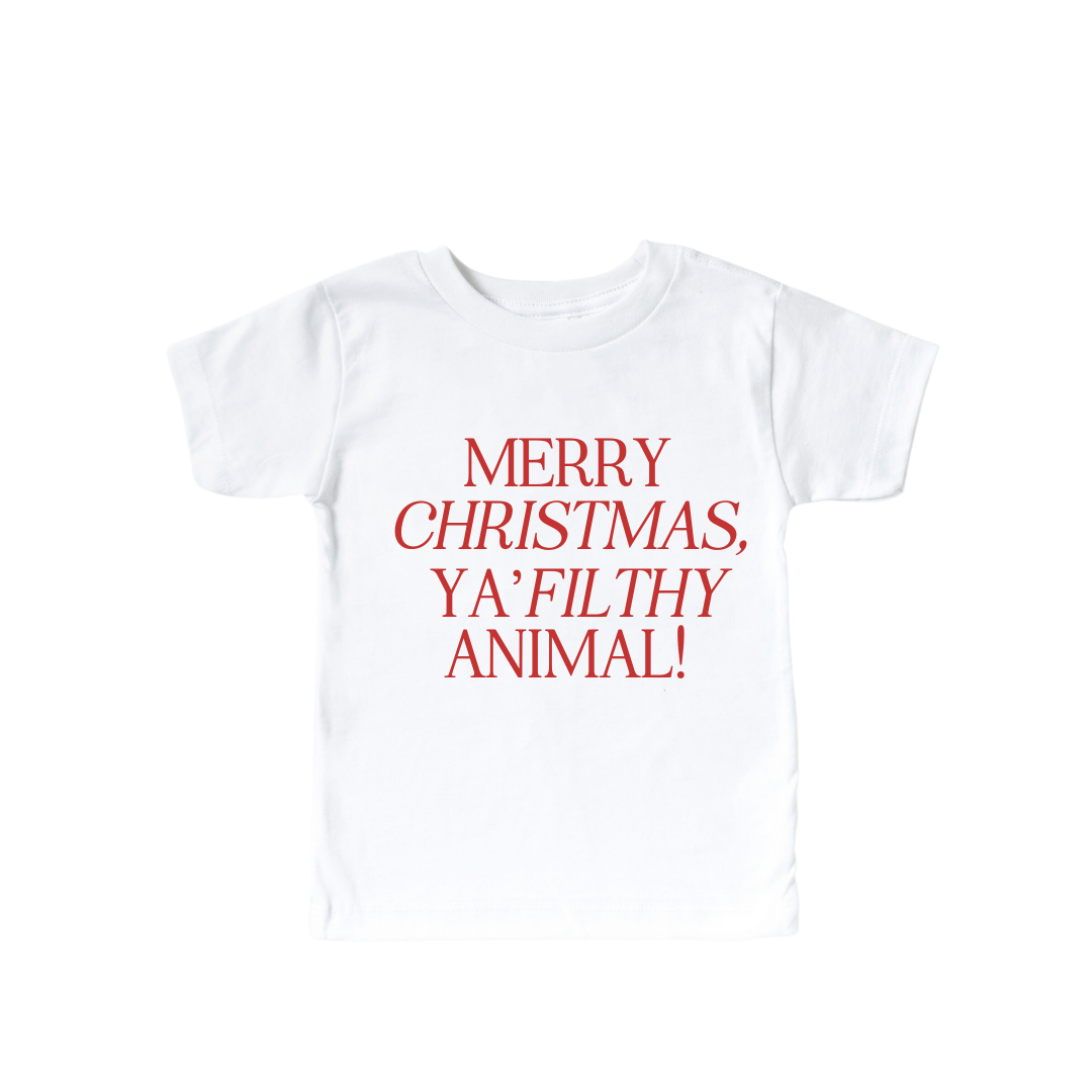 Merry Christmas, Ya Filthy Animal Tee