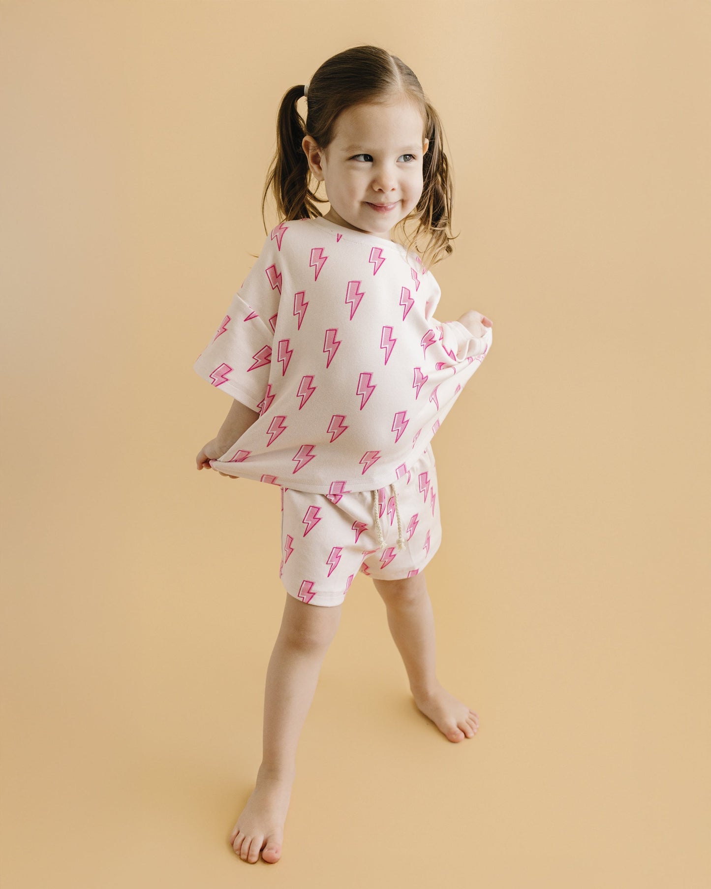 Shorts Set | Pink Bolts