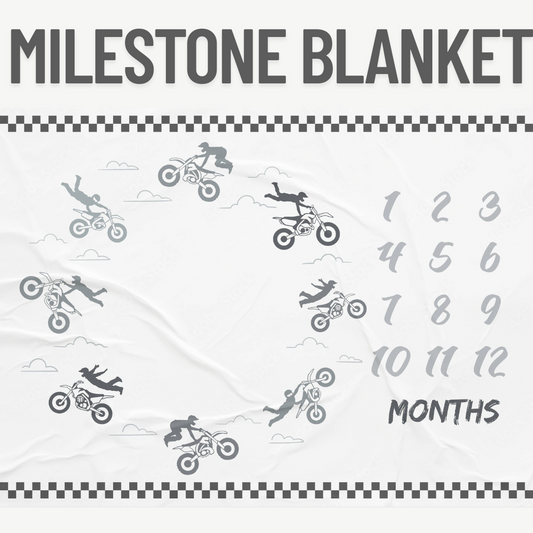 Flyin High Milestone Blanket