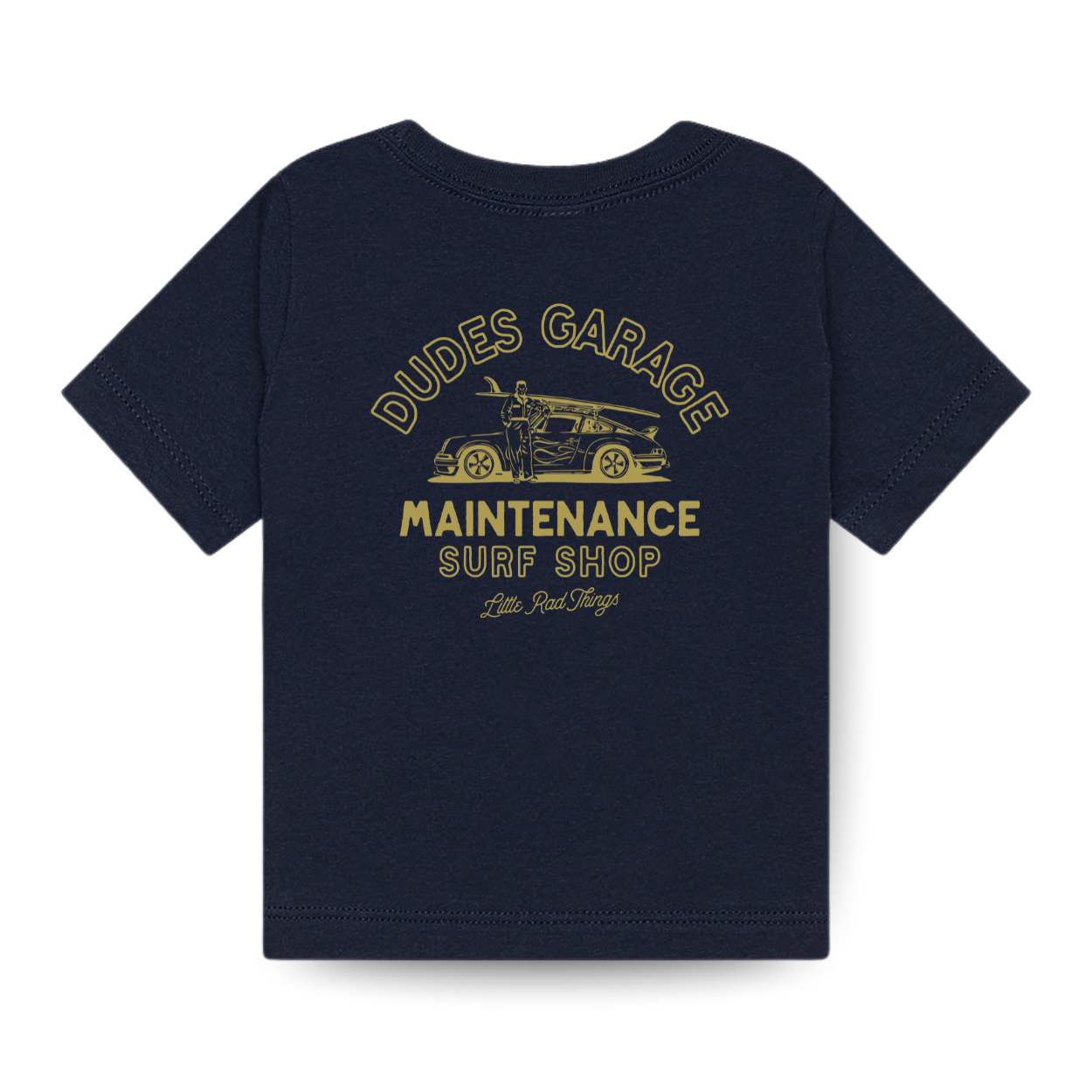 DUDES GARAGE TEE - NAVY