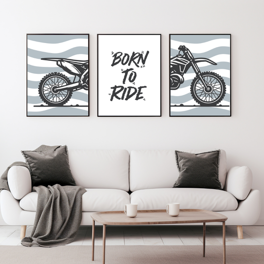 Born To Ride Wall Prints - Digital Download