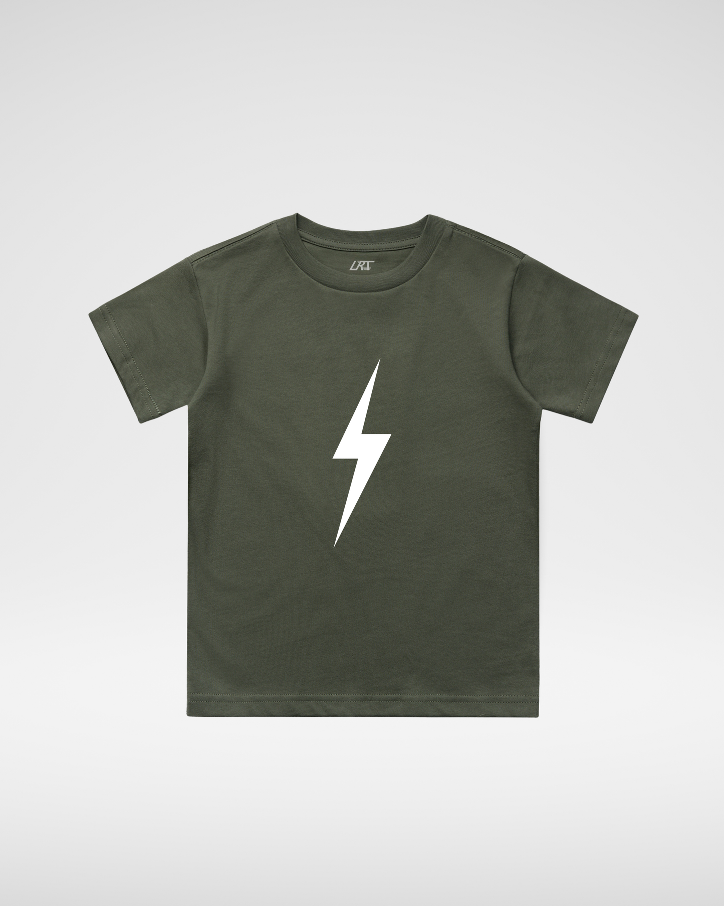 WHITE BOLT TEE - CYPRESS