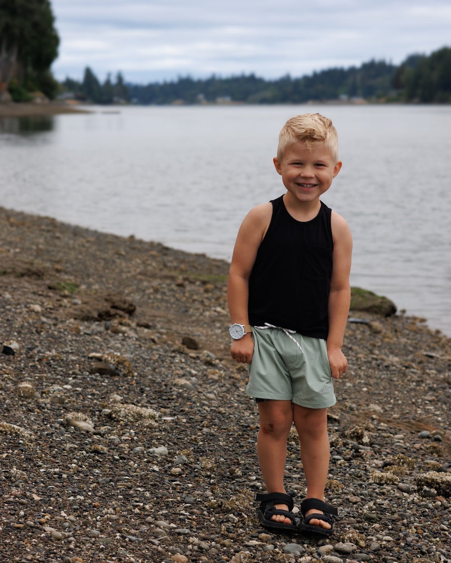 Bamboo Bay Tank (Black)