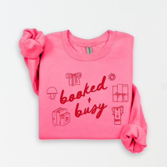 Booked + Busy Pullover
