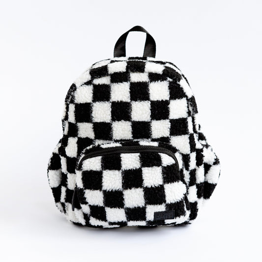 Black & White Sherpa Backpack