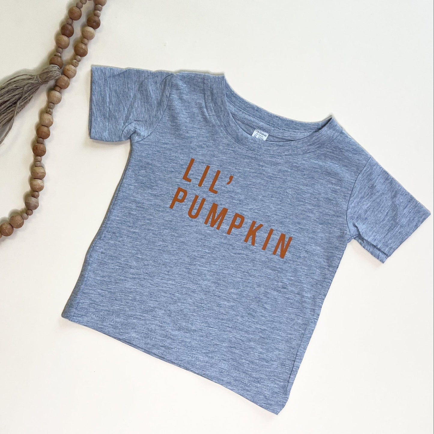 Lil' Pumpkin Original Child Tee - Burnt Orange Design