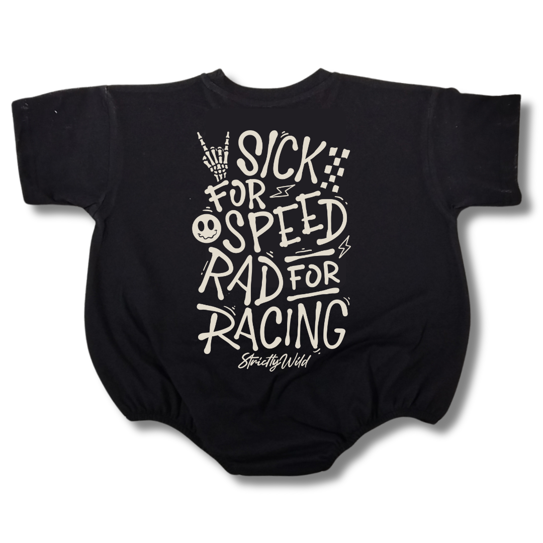 Sick For Speed Rad For Racing Romper