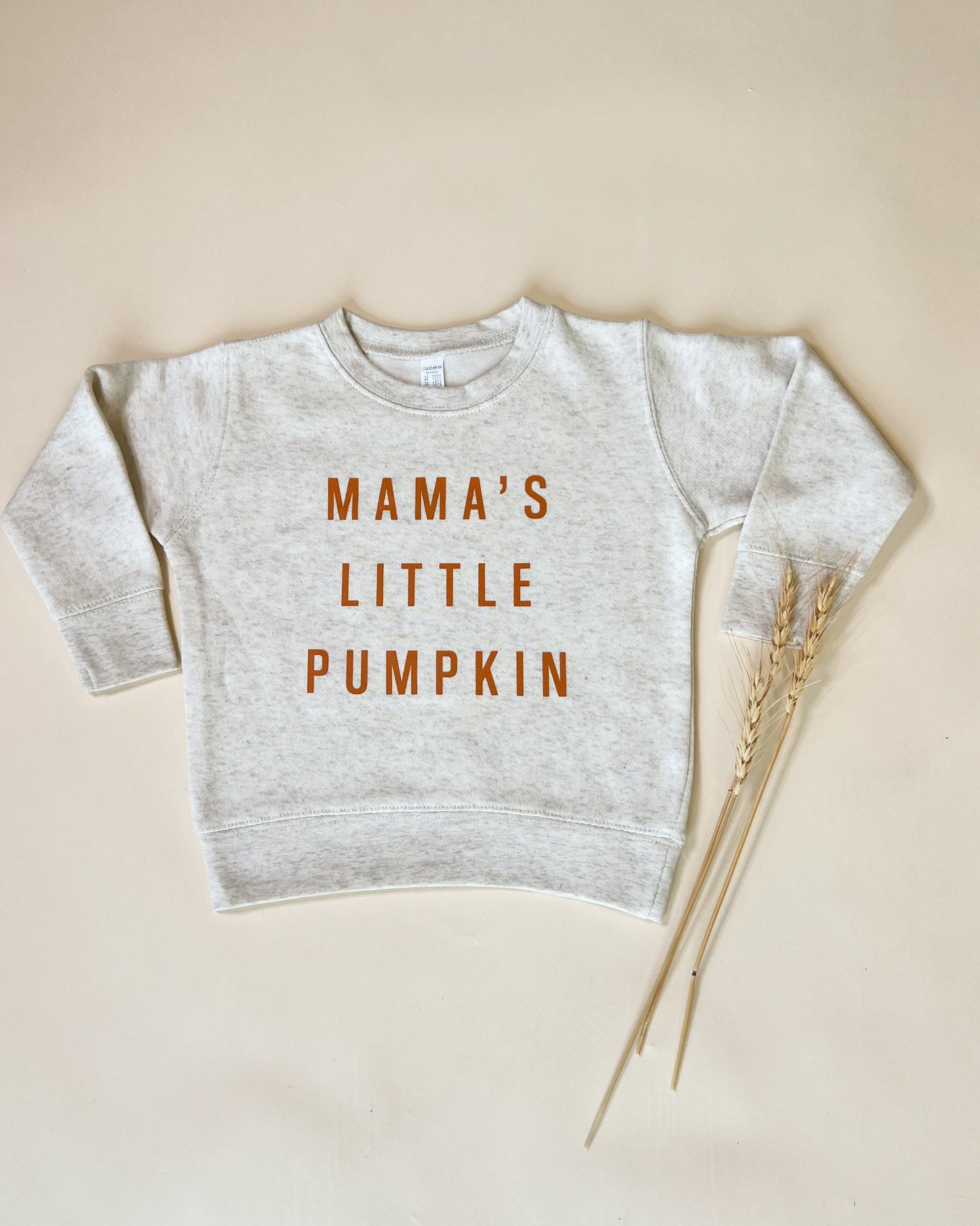 Mama's Little Pumpkin Original Child Sweatshirt