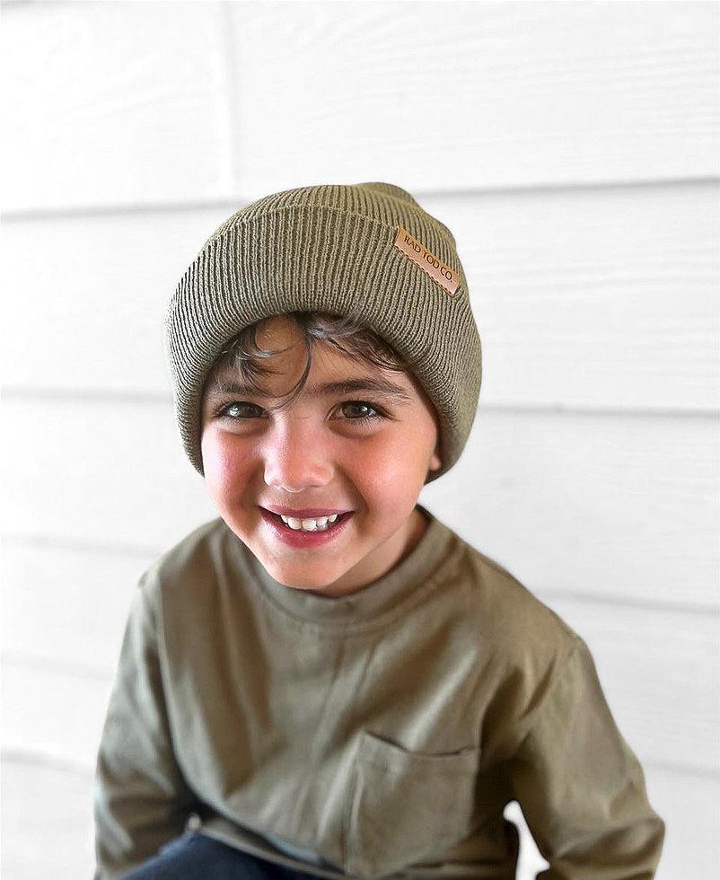 CLASSIC OLIVE BEANIE