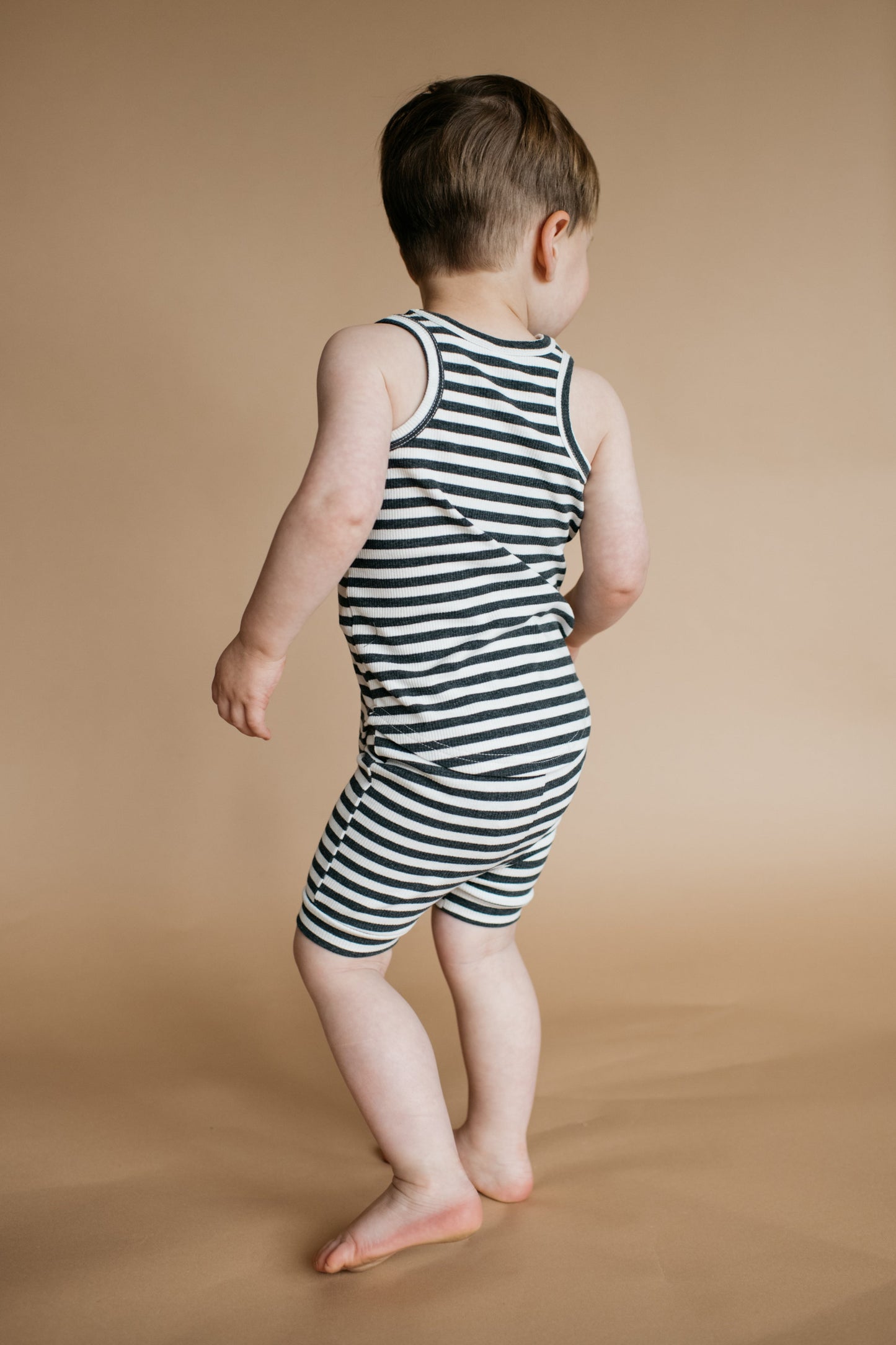 Blazies Shorts - Charcoal Stripe