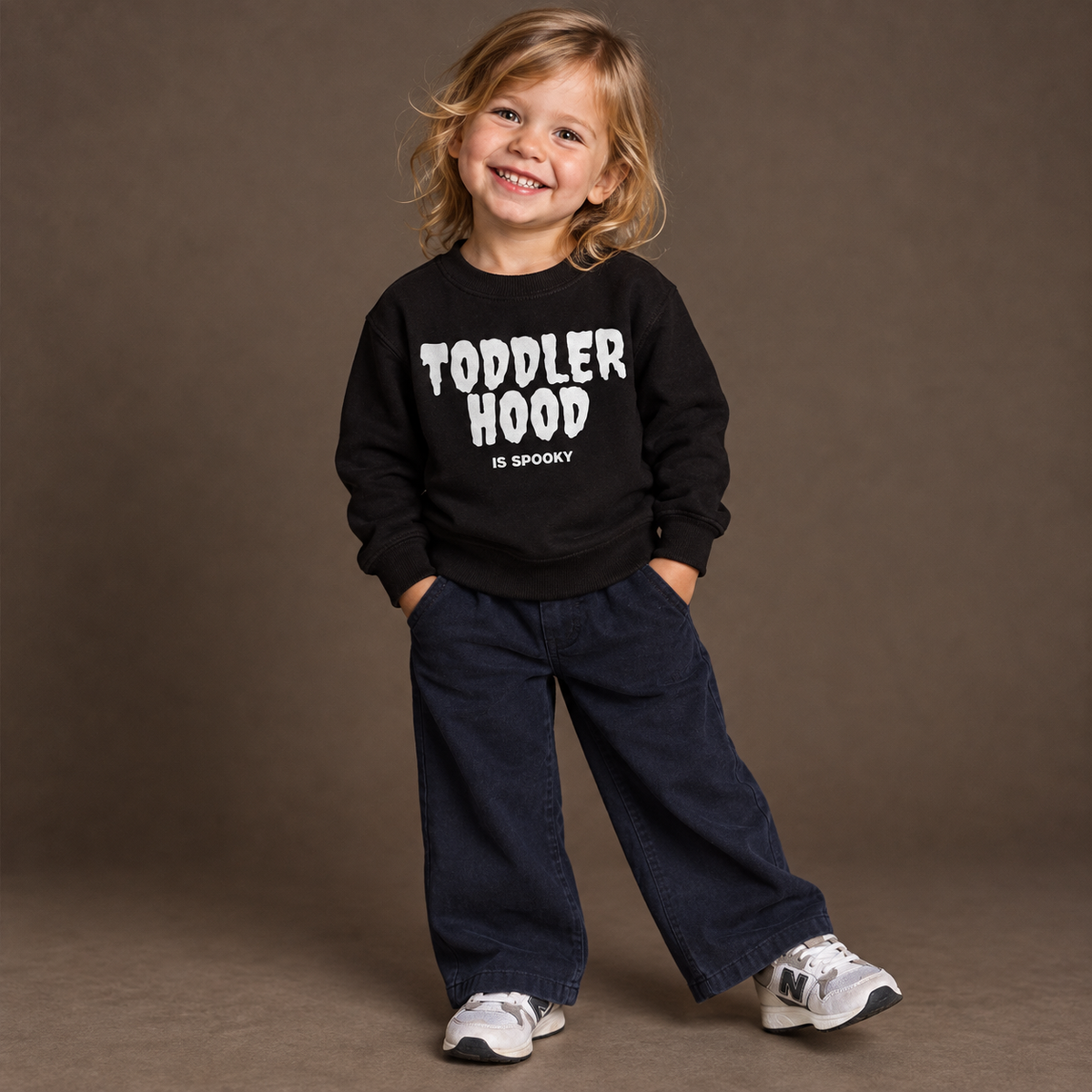 Toddlerhood Is Spooky Kids Halloween Tee & Sweatshirt