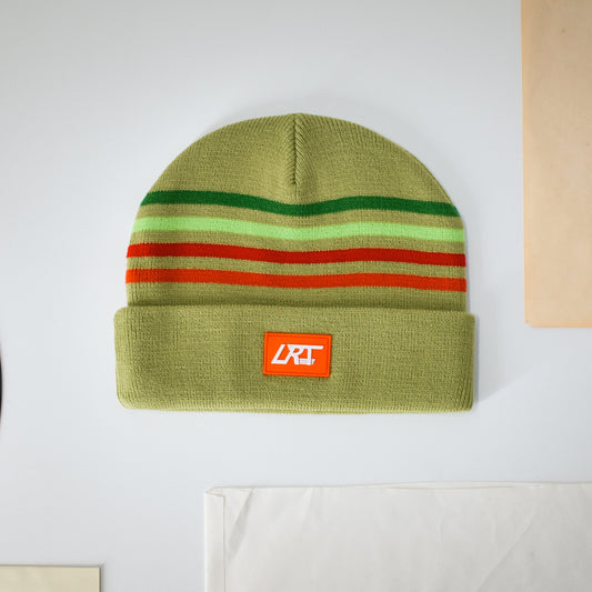 VINTAGE STRIPES BEANIE - MINT