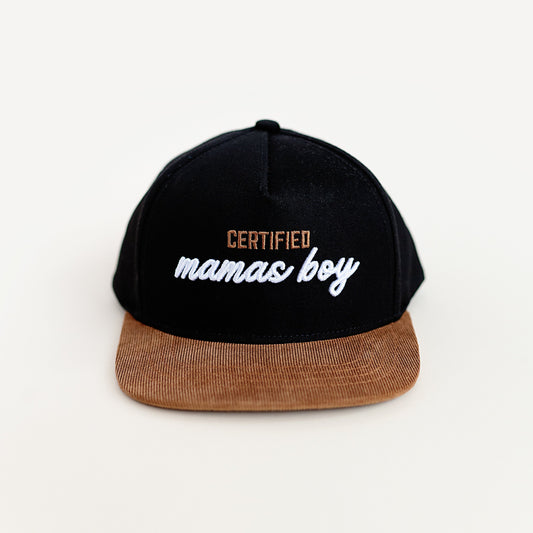 CERTIFIED MAMAS BOY TODDLER SNAPBACK - ONYX