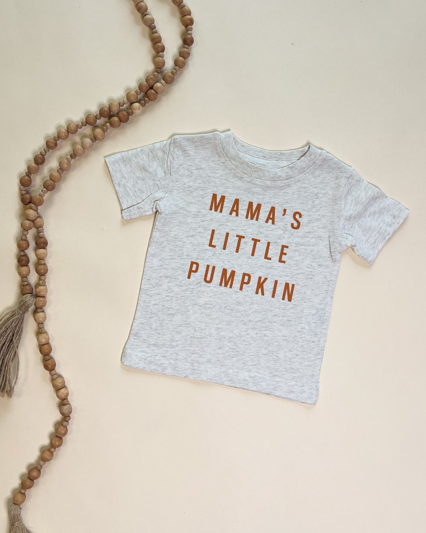 Mama's Little Pumpkin Child Classic Tee - Burnt Orange Design