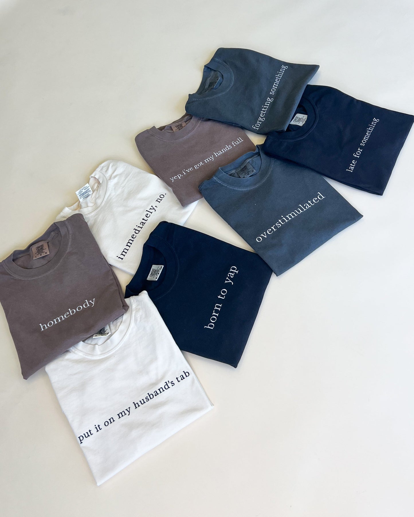 Forgetting Something Embroidered T-Shirt