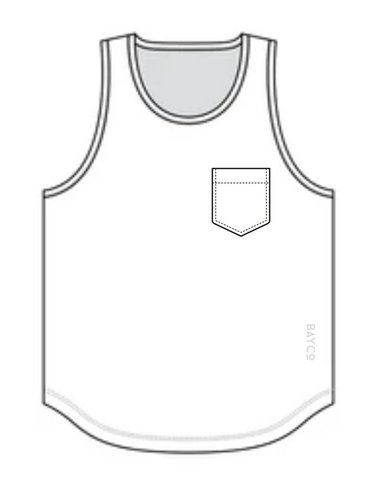 Bamboo Bay Tank (White)