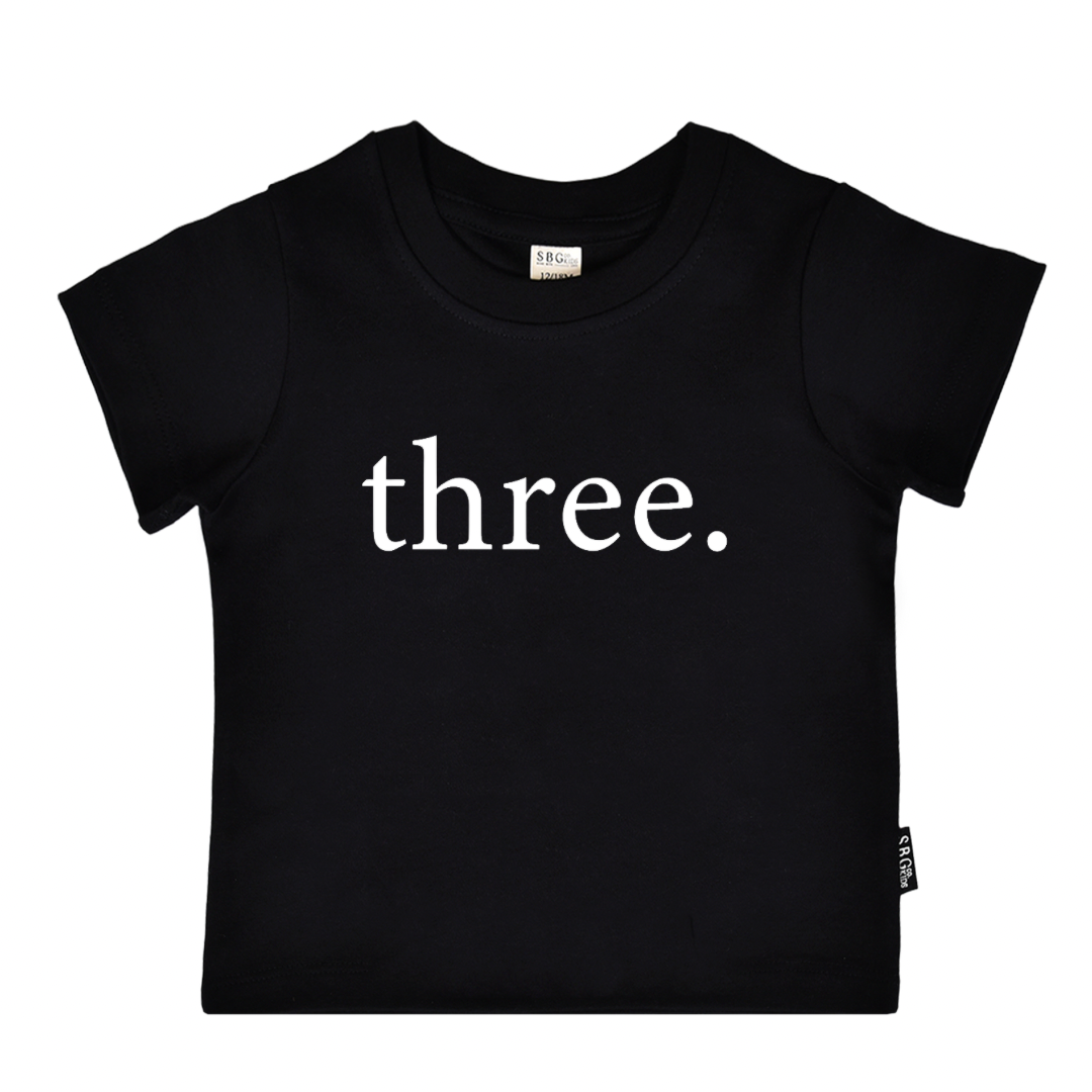 Three. - Birthday Tee