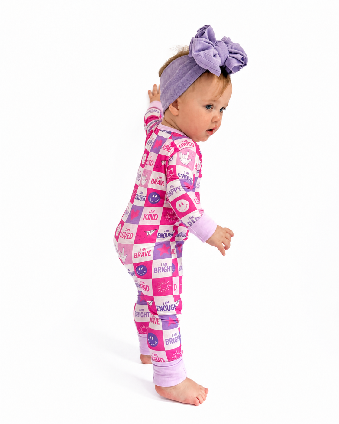 Dream Big Affirmation Pajamas (G)- Zippy Romper