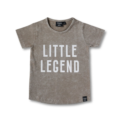 LITTLE LEGEND TEE // TAUPE
