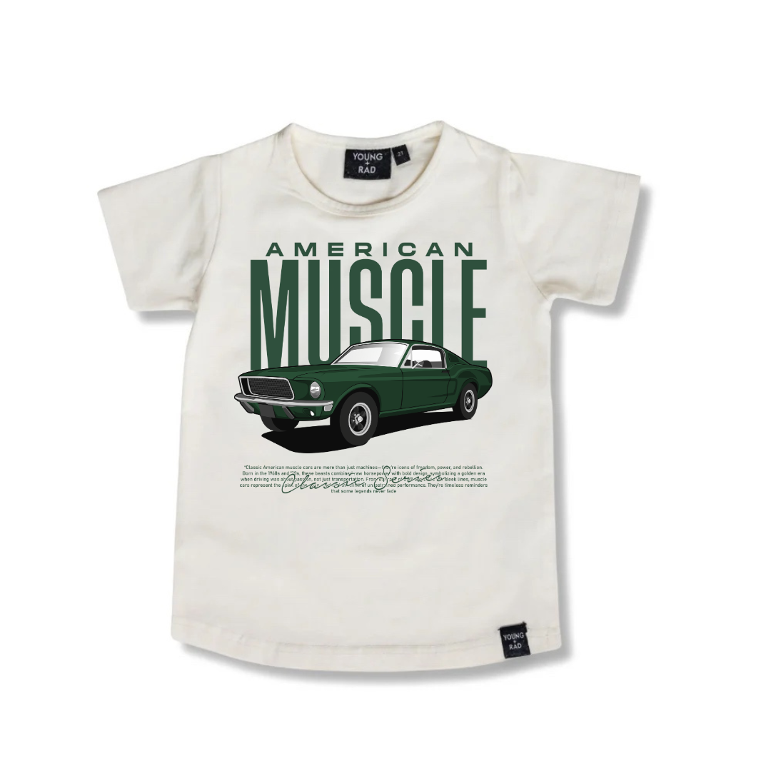 AMERICAN MUSCLE CAR ACID WASH TEE (pre-order)