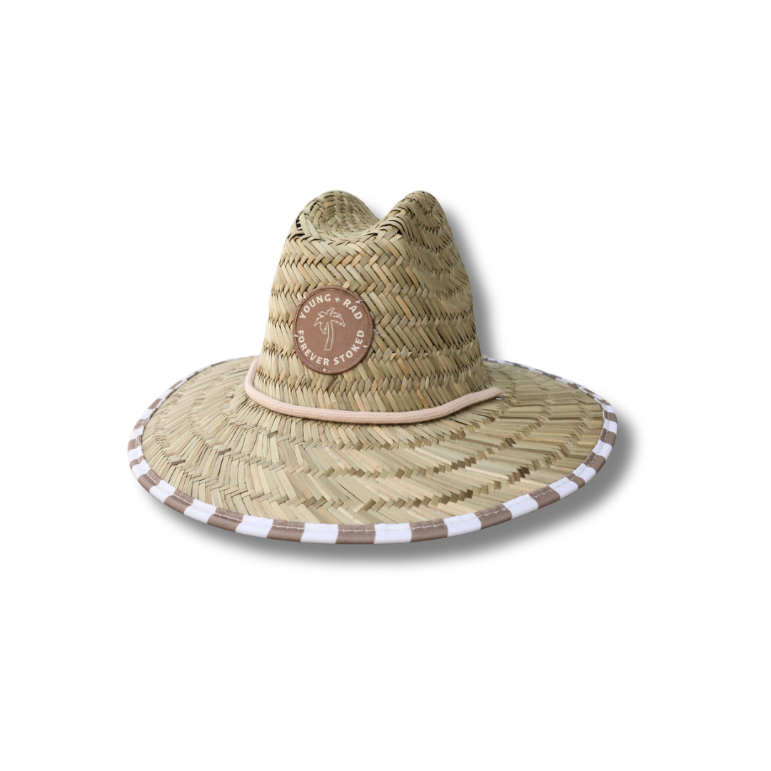 Wave Watcher Straw Hat (stoked tan)