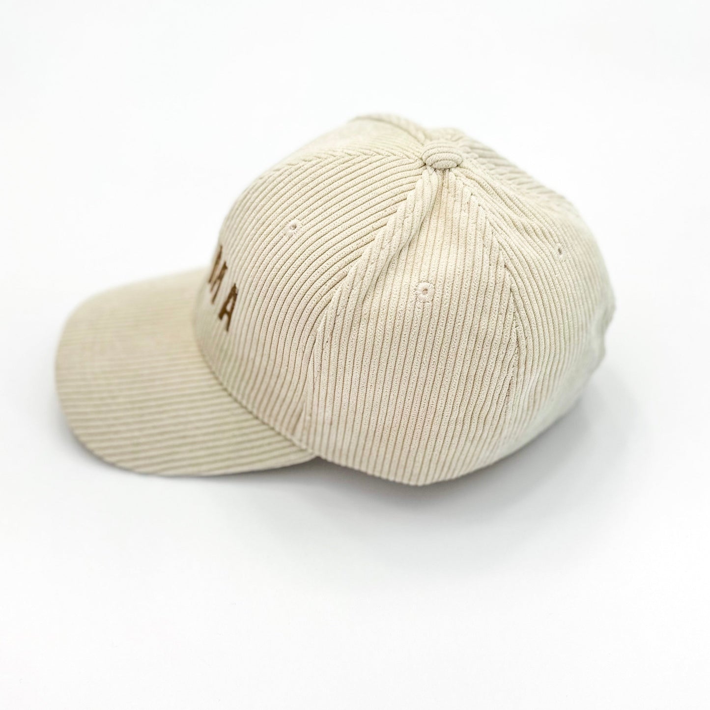 Mama Basic Corduroy Embroidered Baseball Cap