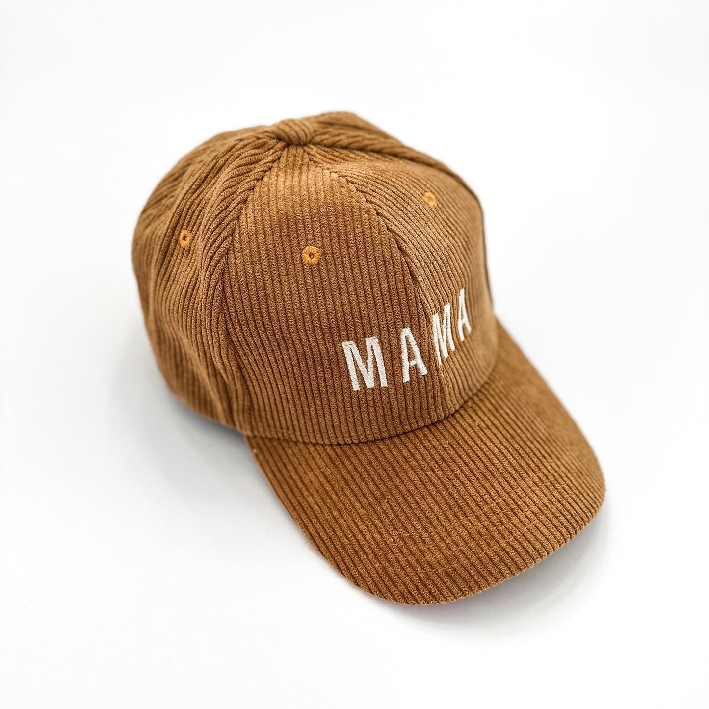 Mama Basic Corduroy Embroidered Baseball Cap