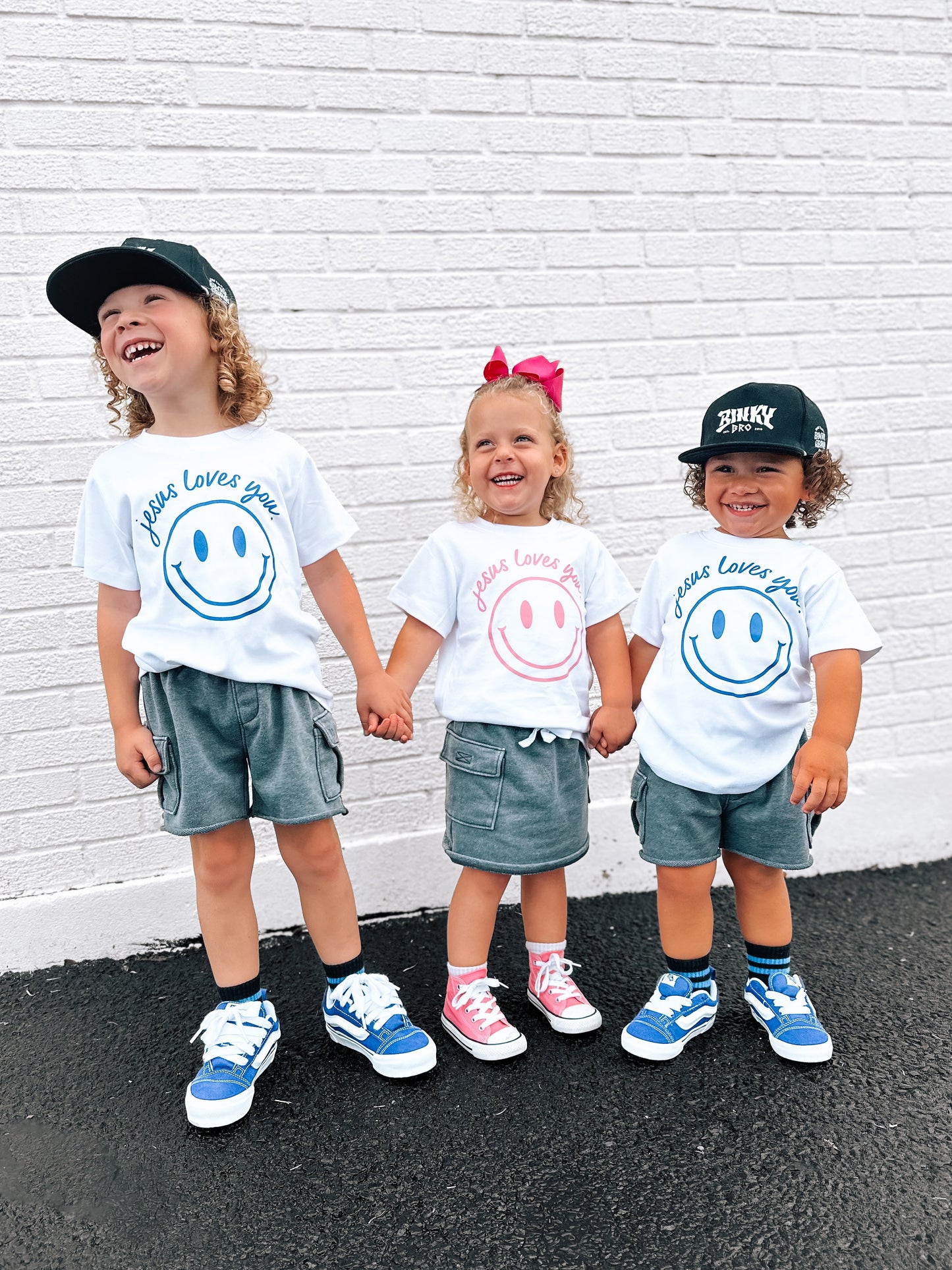 Jesus Loves You Smiley Toddler Tee