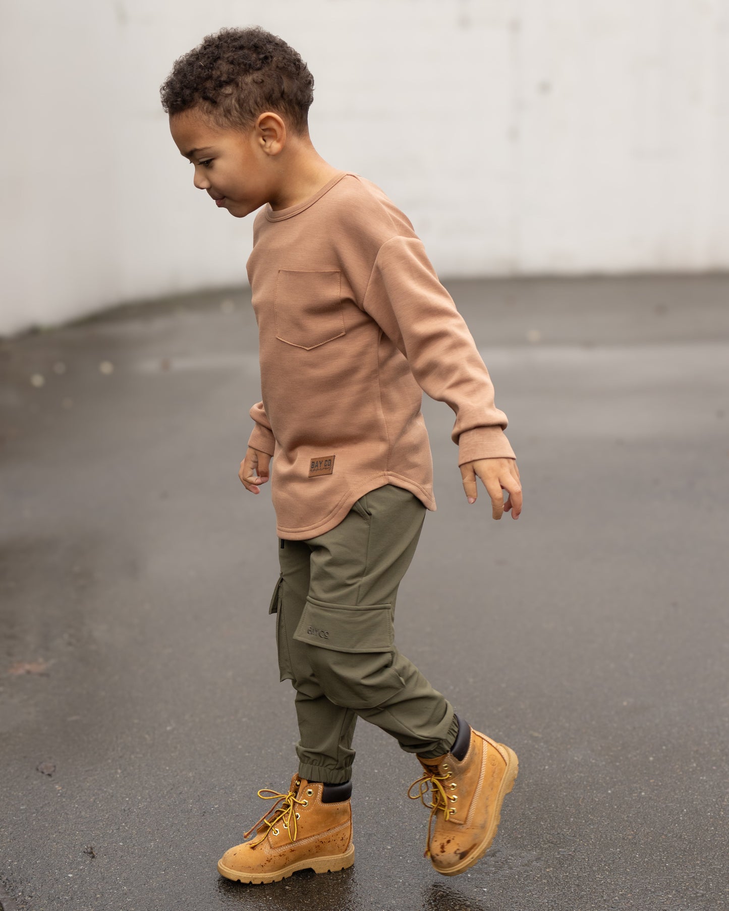 Cargo Cross-Stretch Chinos (Olive)