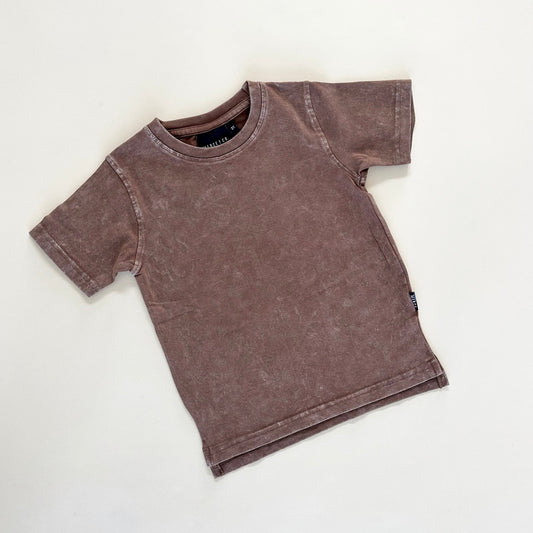 Acid Wash Tee - Toffee