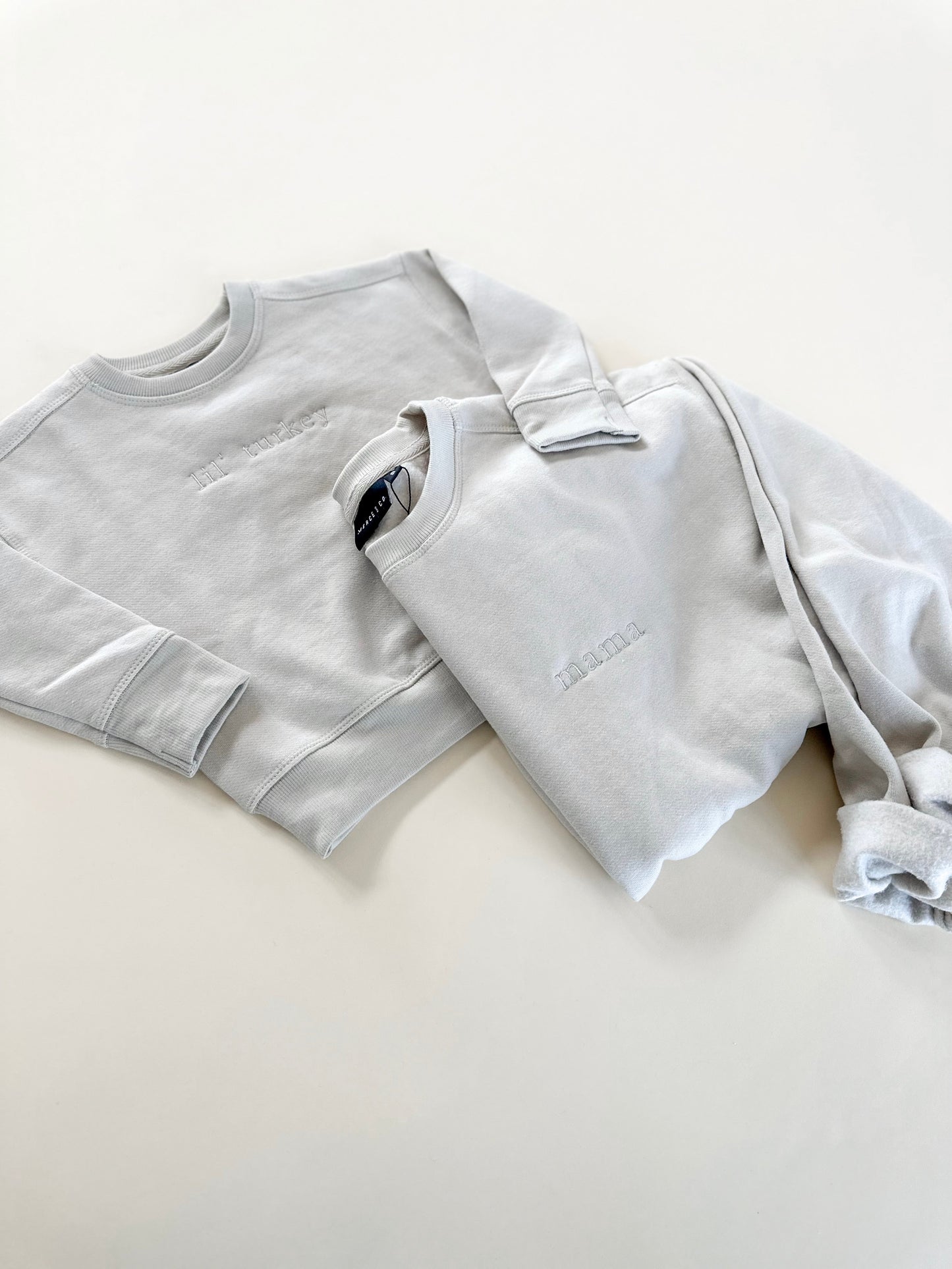 Lil' Turkey Embroidered Child Comfort Crewneck