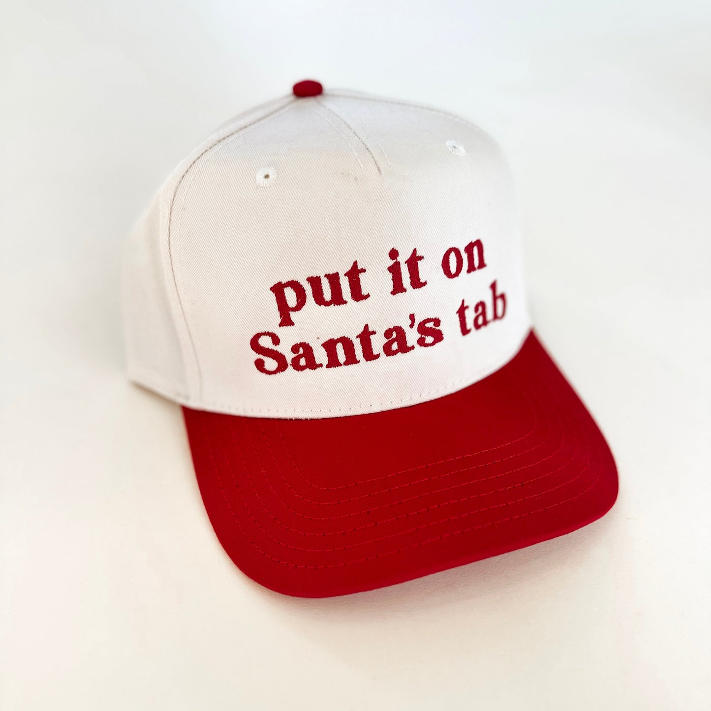 Put It On Santa's Tab Embroidered Cap