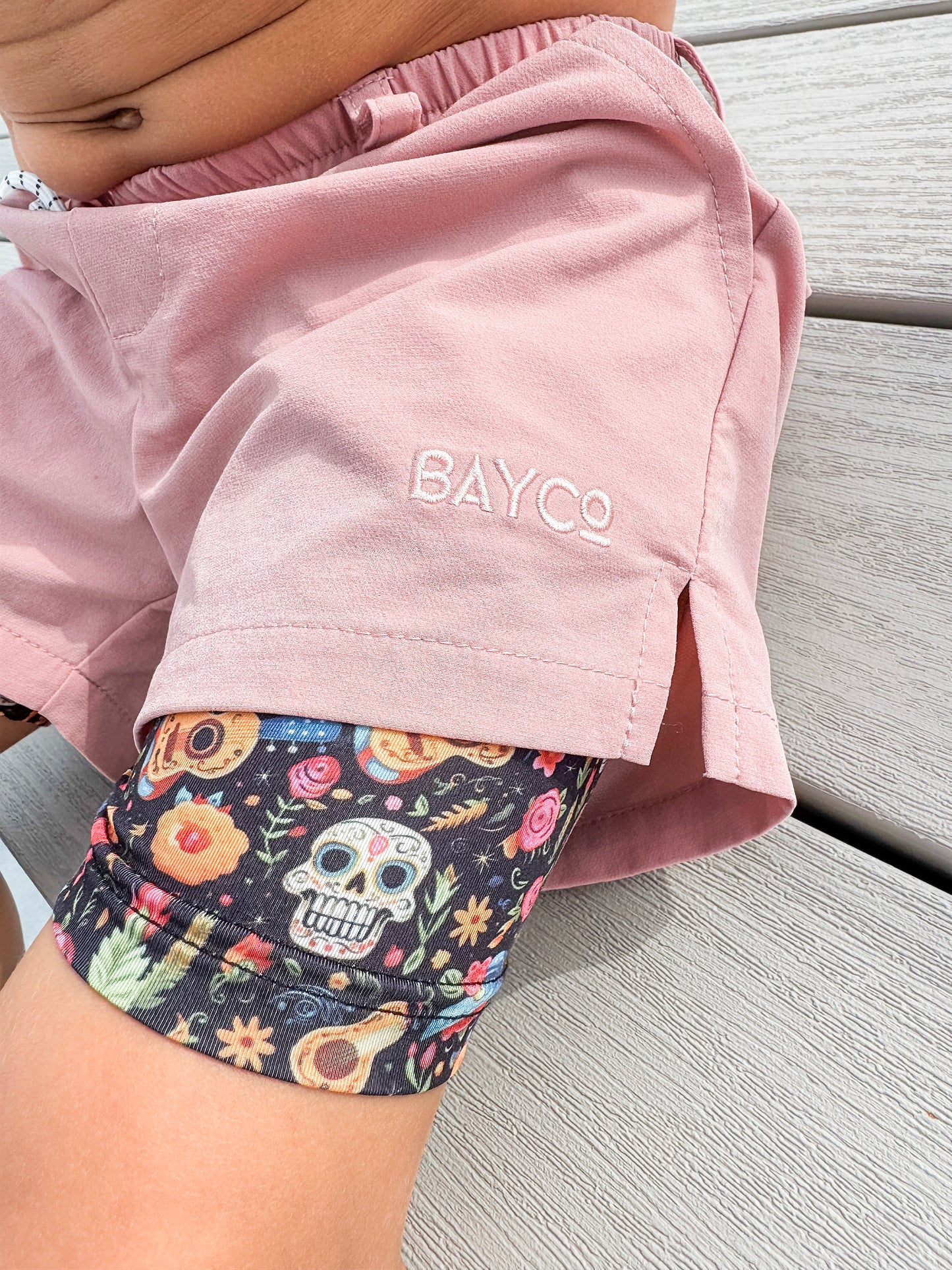 Pink + Sugar Skulls Hybrid Shorts