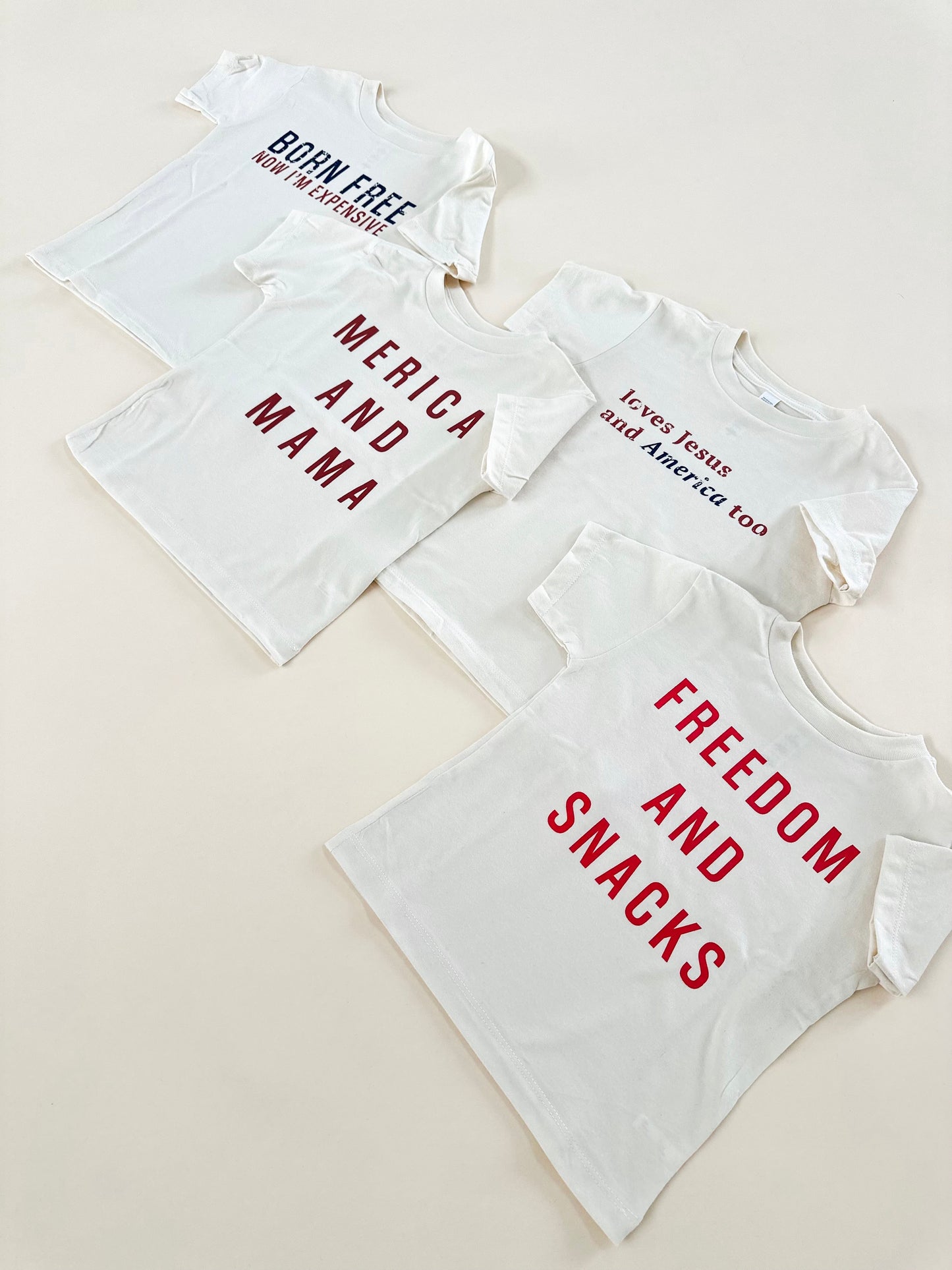 Loves Jesus and America Child Tee