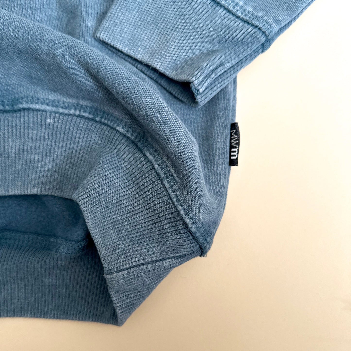 Mama's Boy Signature Acid Wash Crewneck - Tide