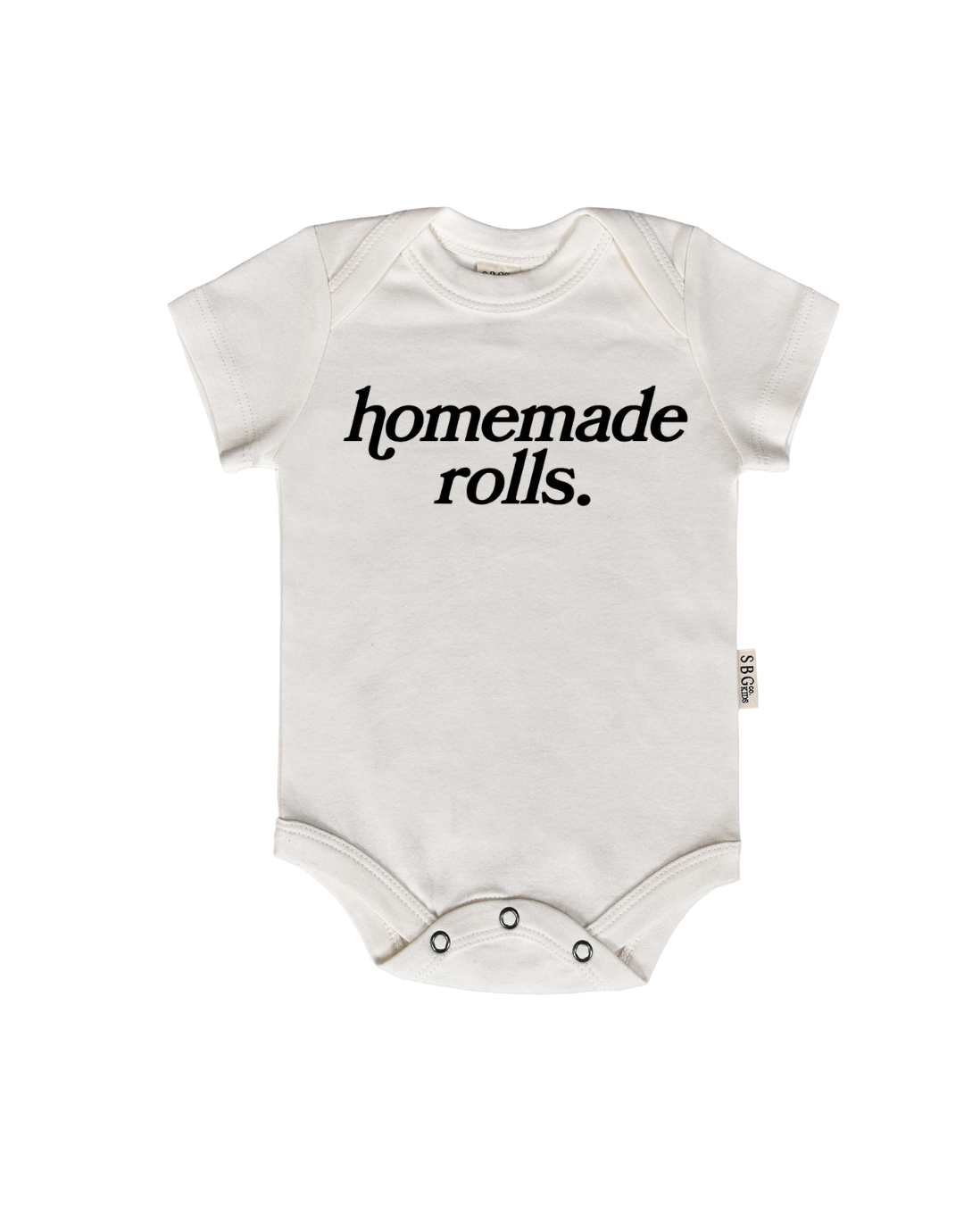 Homemade Rolls Baby Onesie