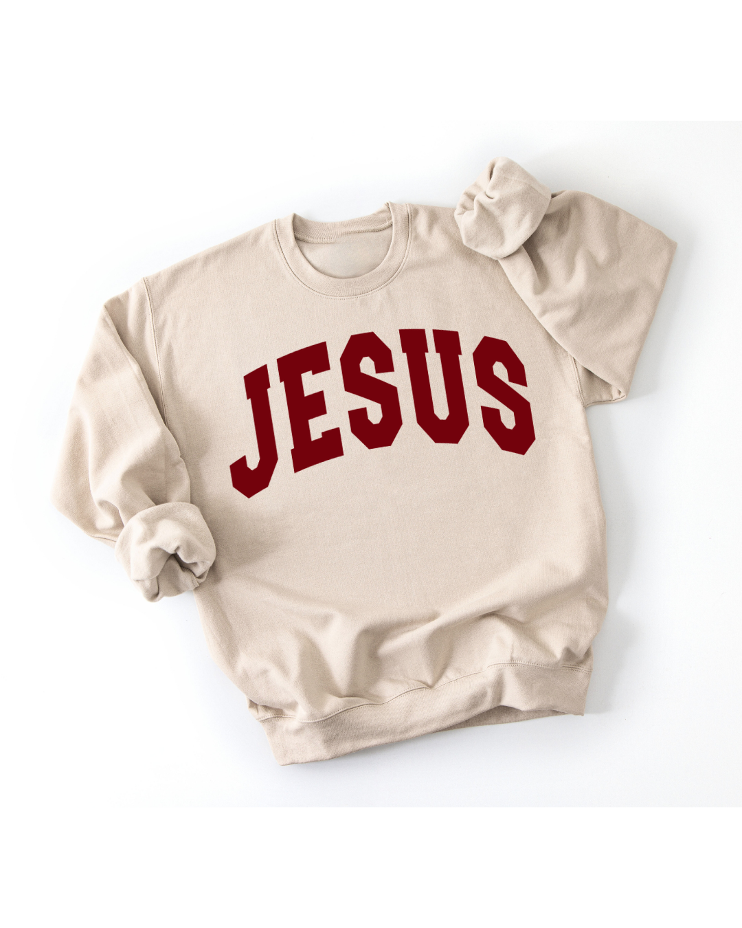 Jesus Varsity Unisex Fall Sweatshirt