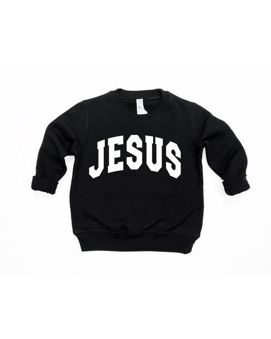 Jesus Varsity Crew- Kids Sweatshirt