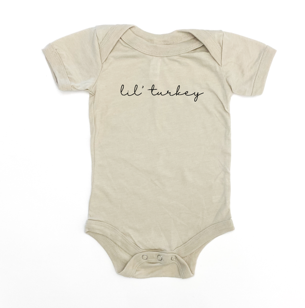 Lil' Turkey Script Bodysuit