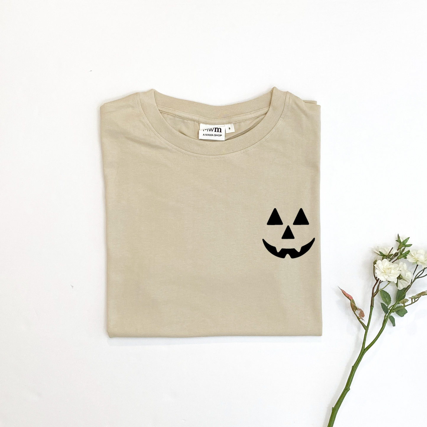 Jack-o-Lantern Adult Tee - Black Design
