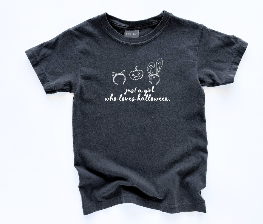 Just a girl who loves Halloween Kids/Youth Tee